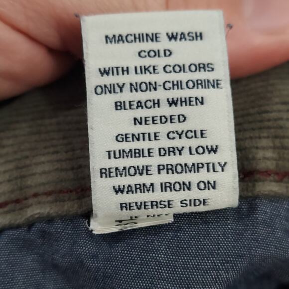 Jos. A Bank Pants Men's 38X32 Olive Corduroy Cotton Blend Tailored Fit Pockets - Picture 11 of 15